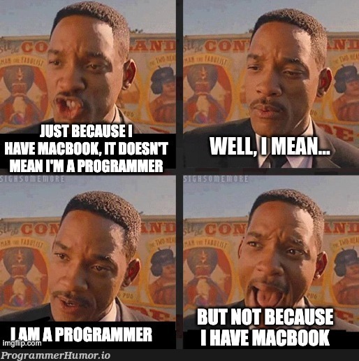 You have 3 monitors, are you hacker? 😒 | programmer-memes, hacker-memes, program-memes, monitor-memes, mac-memes, macbook-memes | ProgrammerHumor.io