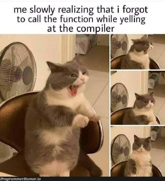 ah, ok then | function-memes, compiler-memes | ProgrammerHumor.io