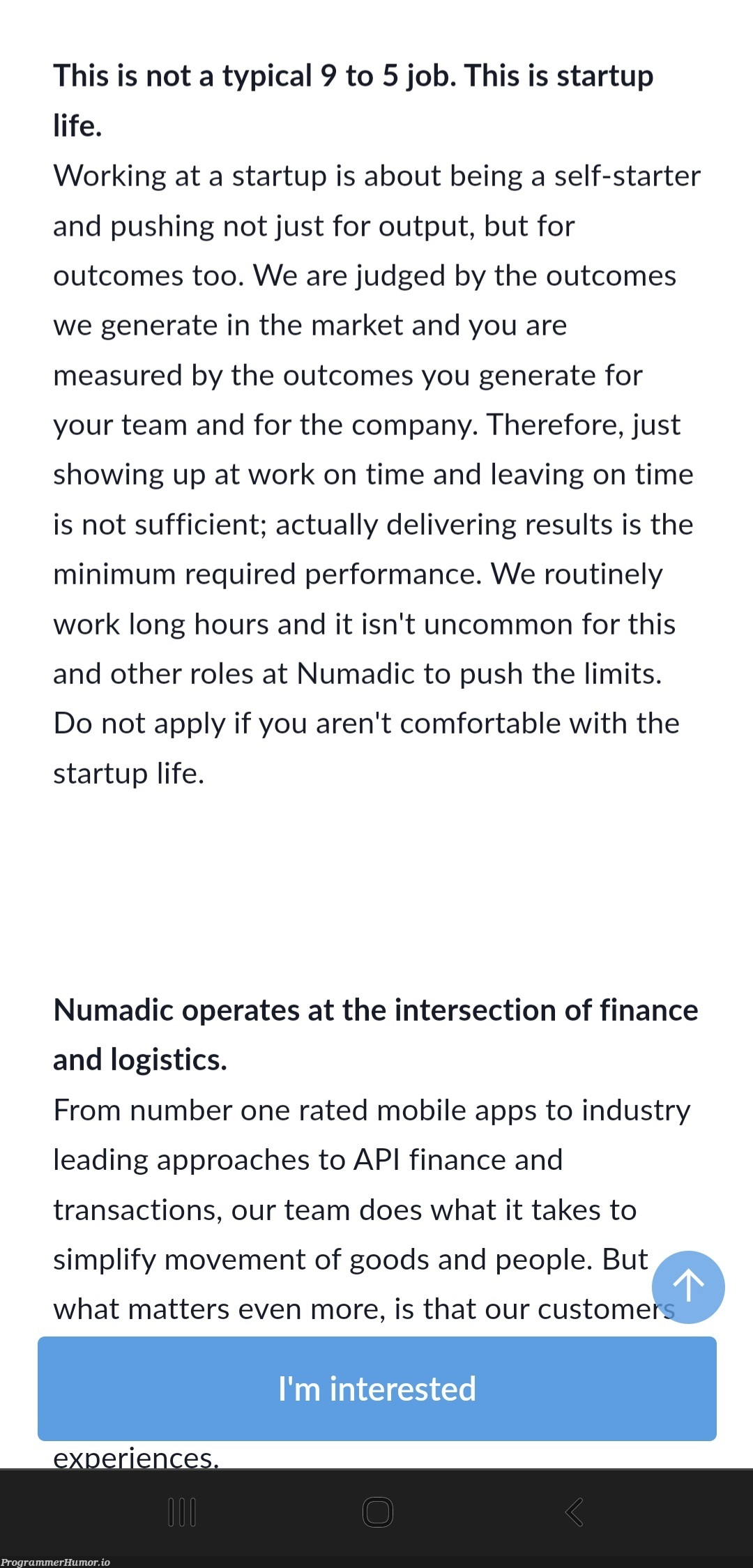 What you do feel about job adverts like these? | try-memes, performance-memes, api-memes, rest-memes, IT-memes, cs-memes, startup-memes | ProgrammerHumor.io