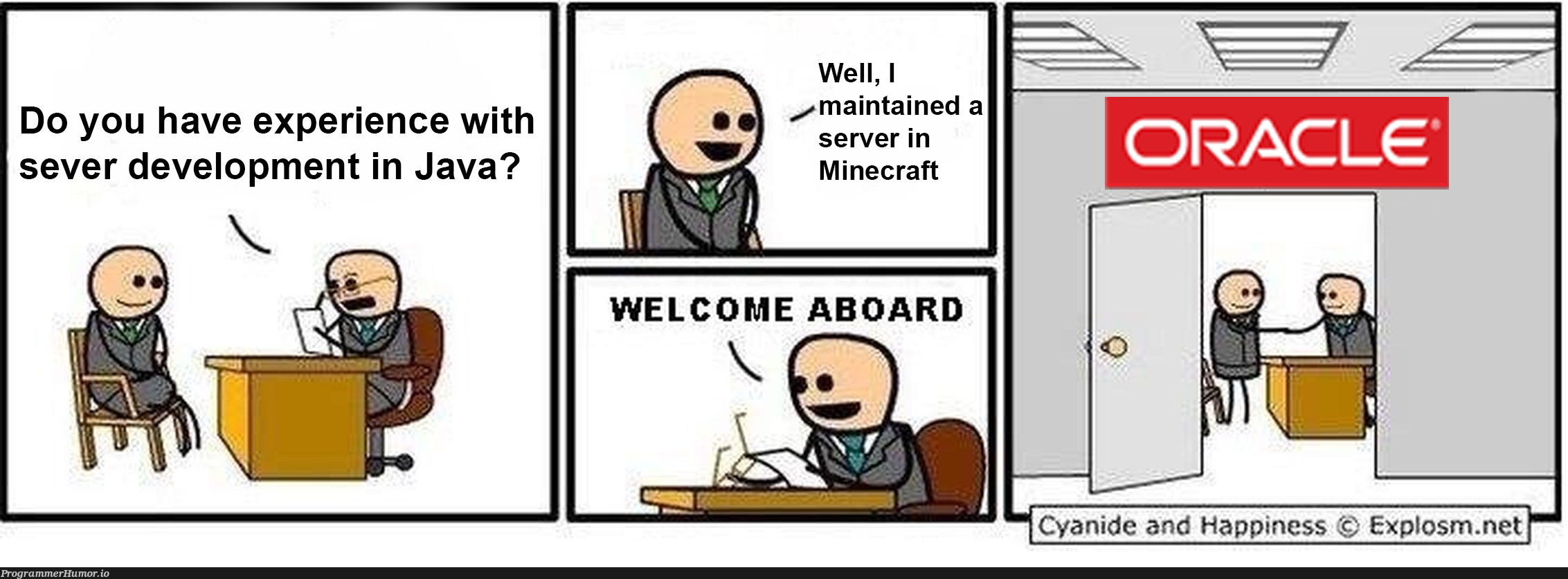 Almost ten years of experience, they will not regret! | java-memes, development-memes, .net-memes, minecraft-memes, ide-memes | ProgrammerHumor.io