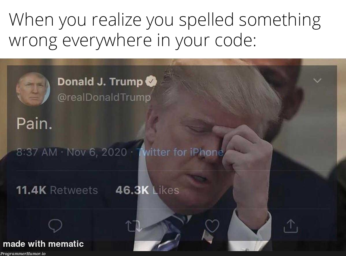 Pain. | code-memes | ProgrammerHumor.io