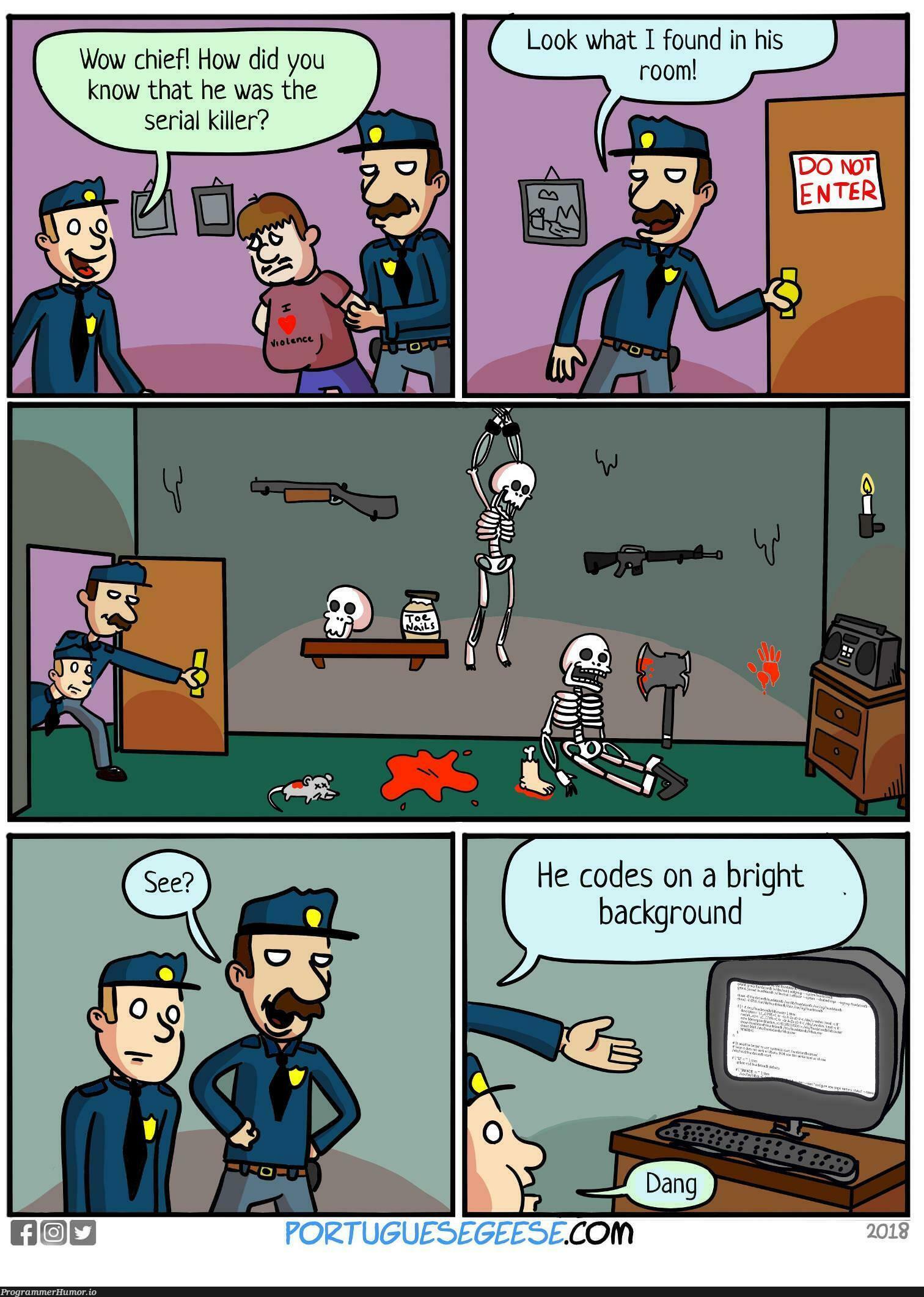 He doesn't antialias either. | code-memes | ProgrammerHumor.io