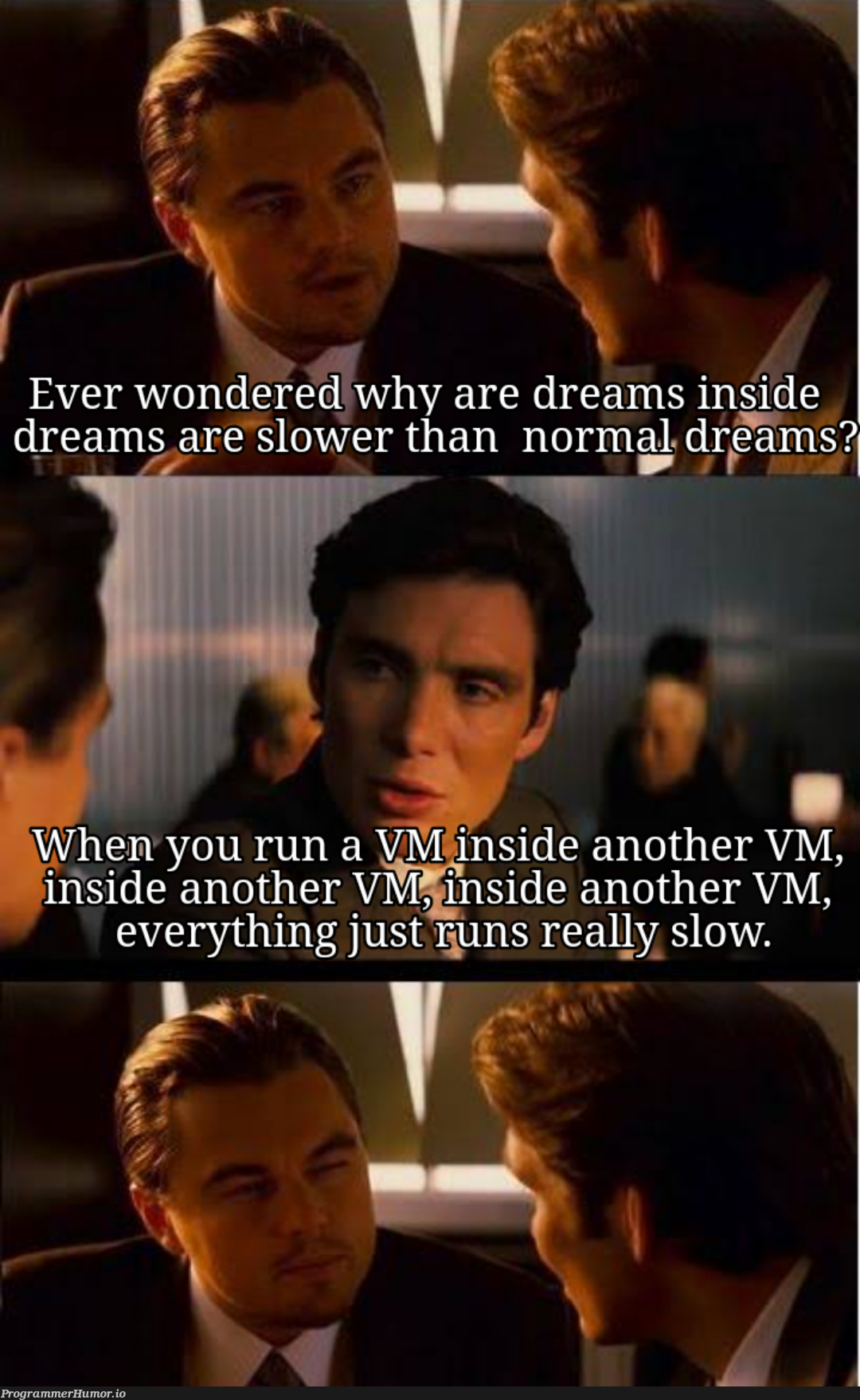 Makes perfect sense | ide-memes, vm-memes | ProgrammerHumor.io