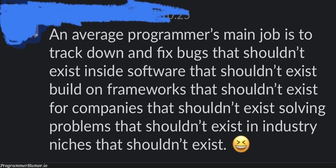 A designer’s “hot take” on programmers | programmer-memes, software-memes, design-memes, designer-memes, program-memes, try-memes, bugs-memes, bug-memes, fix-memes, ide-memes, framework-memes | ProgrammerHumor.io