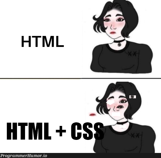 HTML + CSS | html-memes, css-memes, ML-memes, cs-memes | ProgrammerHumor.io