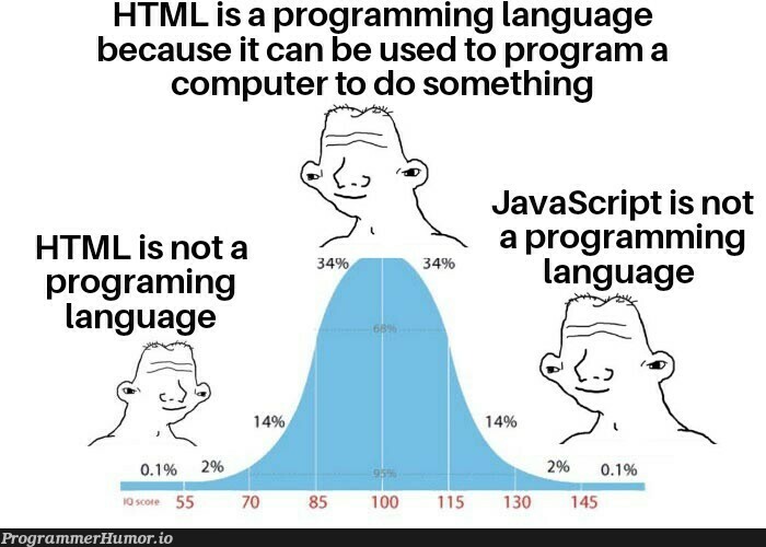 Anything is a programming language if you're brave enough | programming-memes, html-memes, computer-memes, java-memes, program-memes, IT-memes, ML-memes, language-memes, programming language-memes | ProgrammerHumor.io