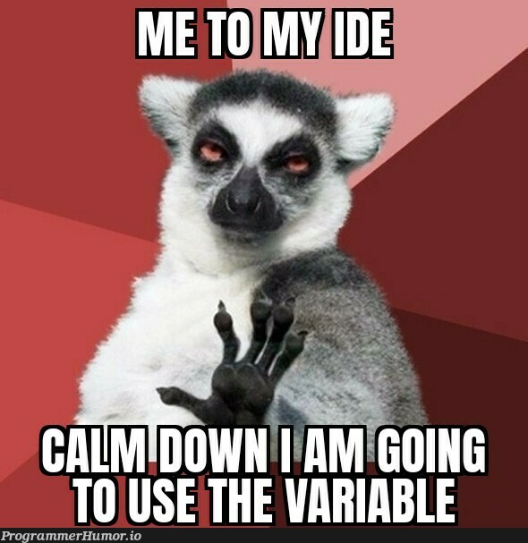 idePleaseCalmDown | ide-memes | ProgrammerHumor.io