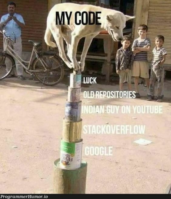 If this isn't the structure of your code, I am sorry you are not a programmer! | programmer-memes, code-memes, program-memes | ProgrammerHumor.io