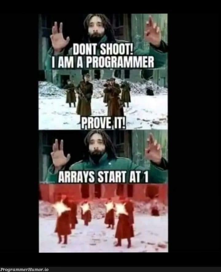 Don’t shoot | ProgrammerHumor.io