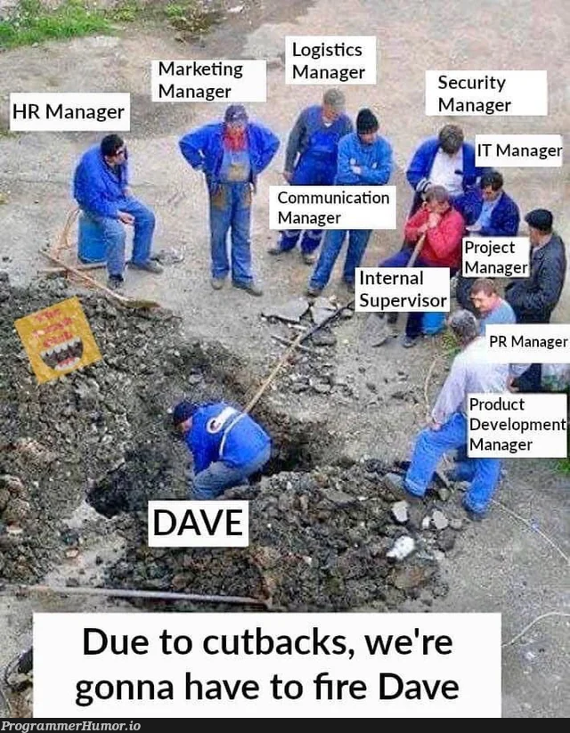 No its not DAV, its Dev. | development-memes, security-memes, cs-memes, manager-memes | ProgrammerHumor.io