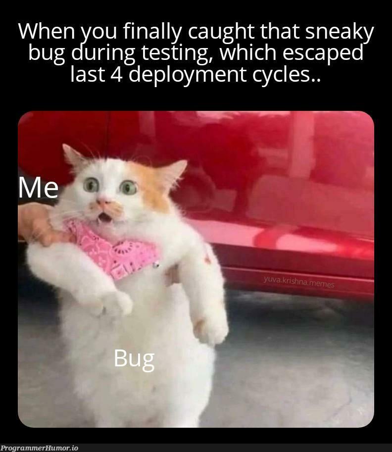 sneakyBastard | testing-memes, test-memes, bug-memes | ProgrammerHumor.io