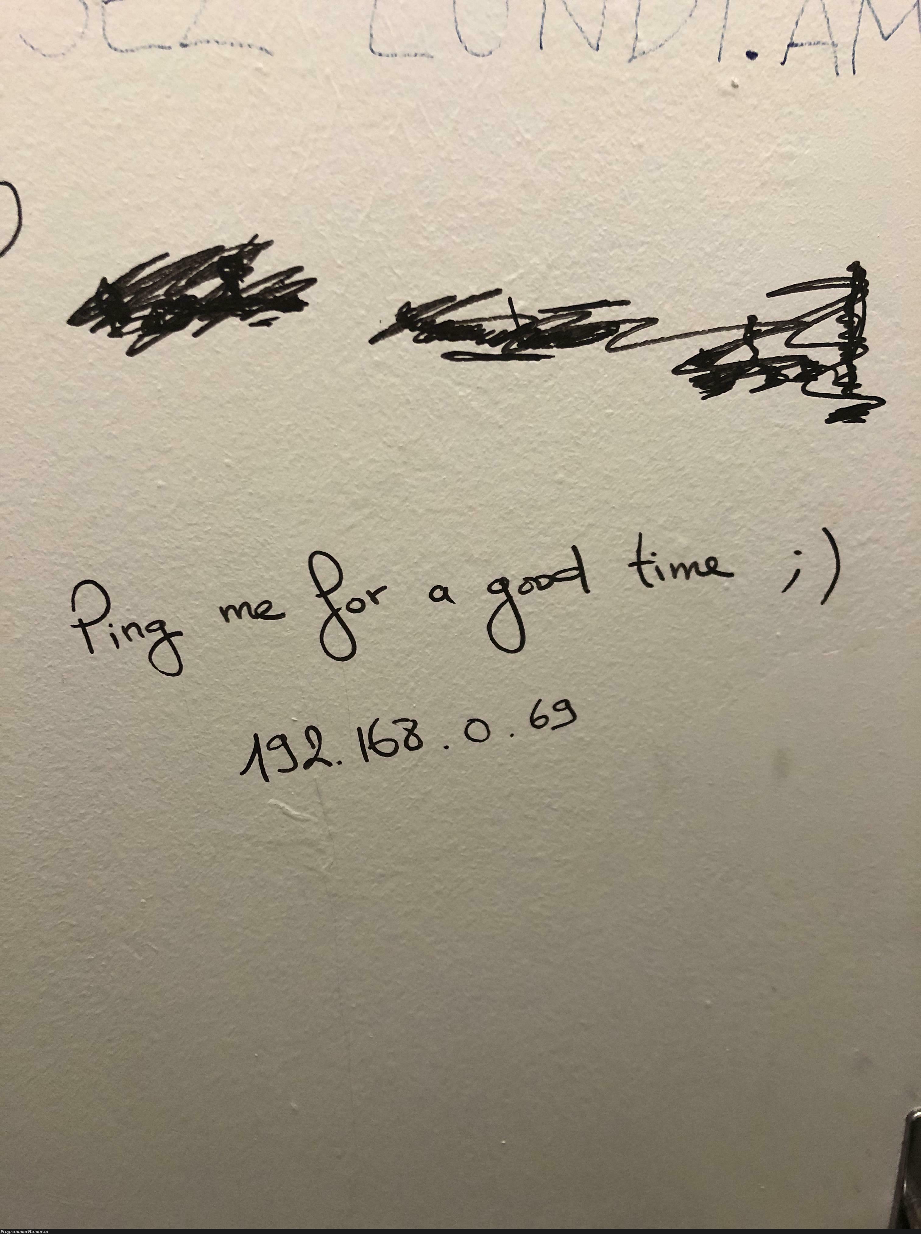 Found this in my University restrooms | rest-memes | ProgrammerHumor.io