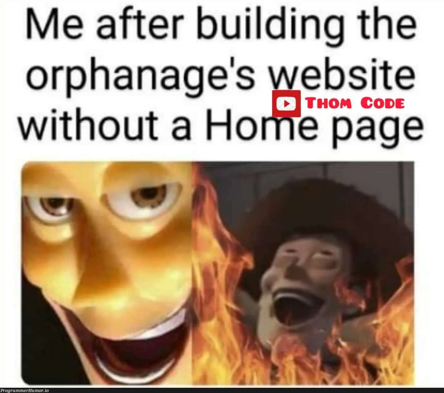 "I will create an immersive website for you and your users" | web-memes, website-memes | ProgrammerHumor.io