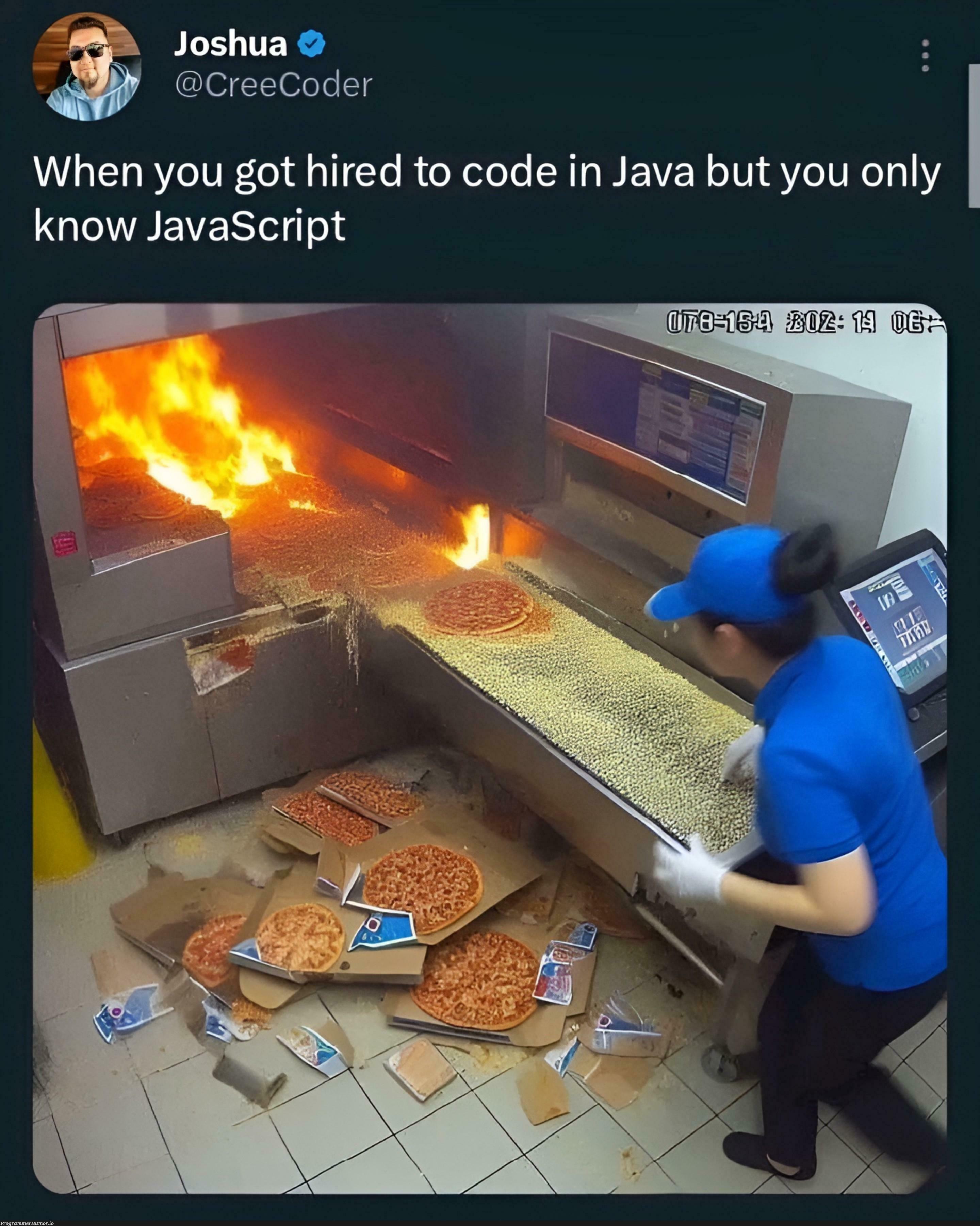 whenTheyConfuseJavaWithJS | javascript-memes, code-memes, java-memes, coder-memes | ProgrammerHumor.io