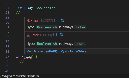 TypeScriptIsQuantumReady | typescript-memes, error-memes, fix-memes | ProgrammerHumor.io