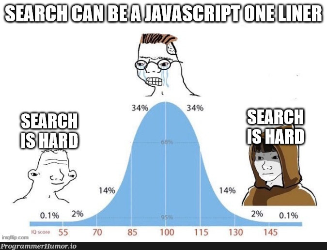 Search is hard | search-memes | ProgrammerHumor.io