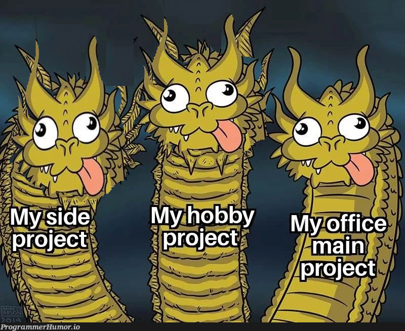 atLeastYourPersonalProjectsDoNotSuckRight | ProgrammerHumor.io