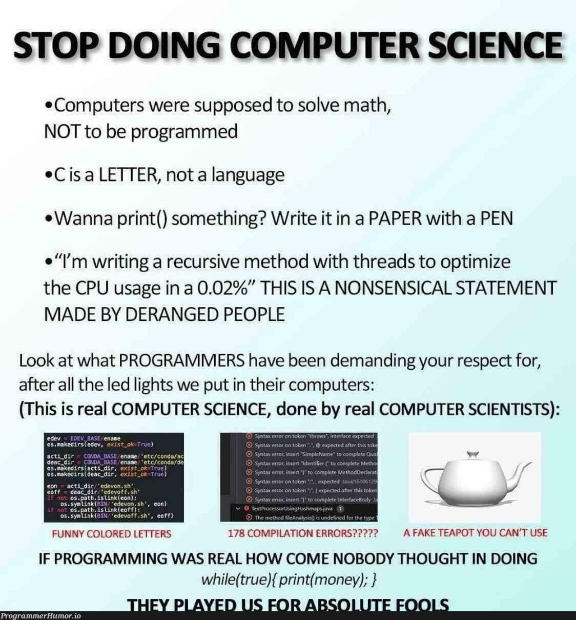 cIsALetterNotALanguage | programming-memes, computer-memes, computer science-memes, threads-memes, program-memes, errors-memes, error-memes, recursive-memes, IT-memes, language-memes | ProgrammerHumor.io