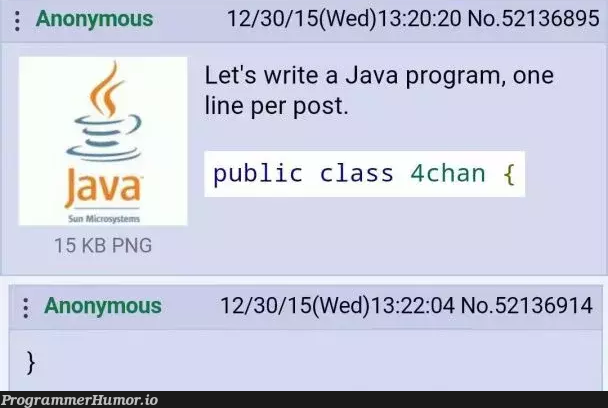 broHatesJava | java-memes, program-memes, class-memes, public-memes | ProgrammerHumor.io