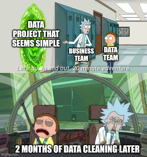 re:SELECT * FROM ideal_clean_and_pristine_table_you_think_exists | data-memes, idea-memes, ide-memes | ProgrammerHumor.io