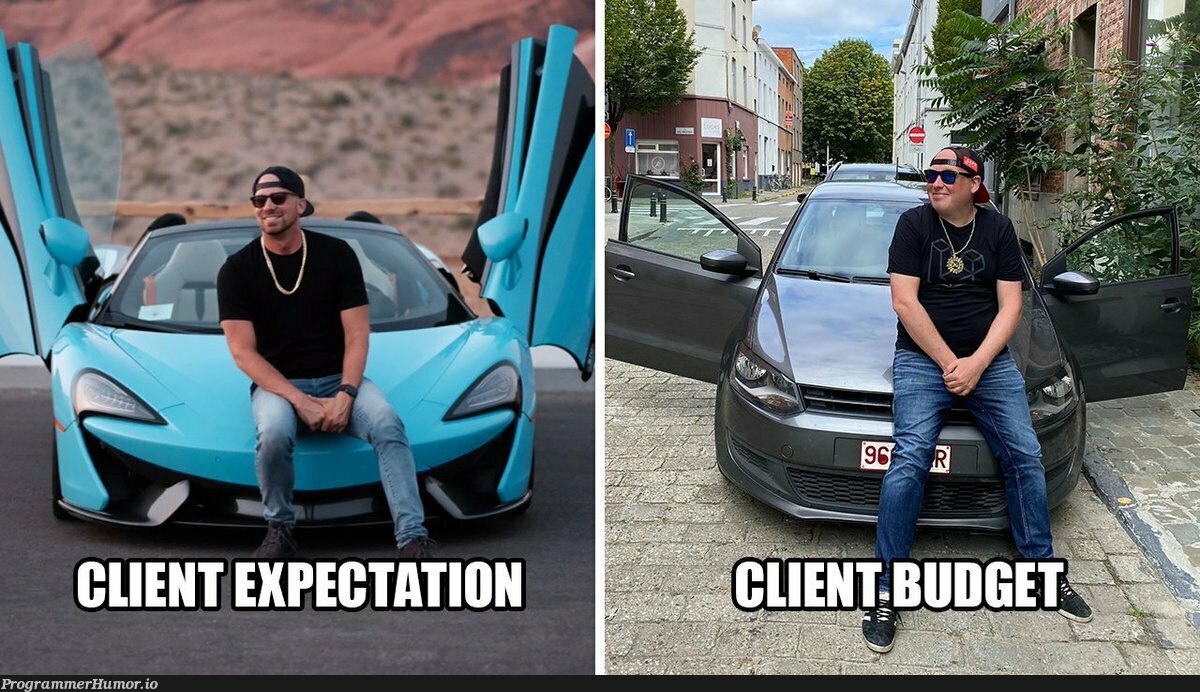 Expectation vs. Reality | ProgrammerHumor.io