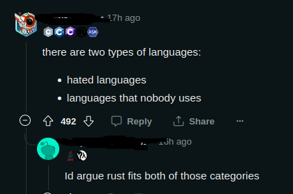 rustIs2TypesOfLanguages | language-memes, rust-memes | ProgrammerHumor.io