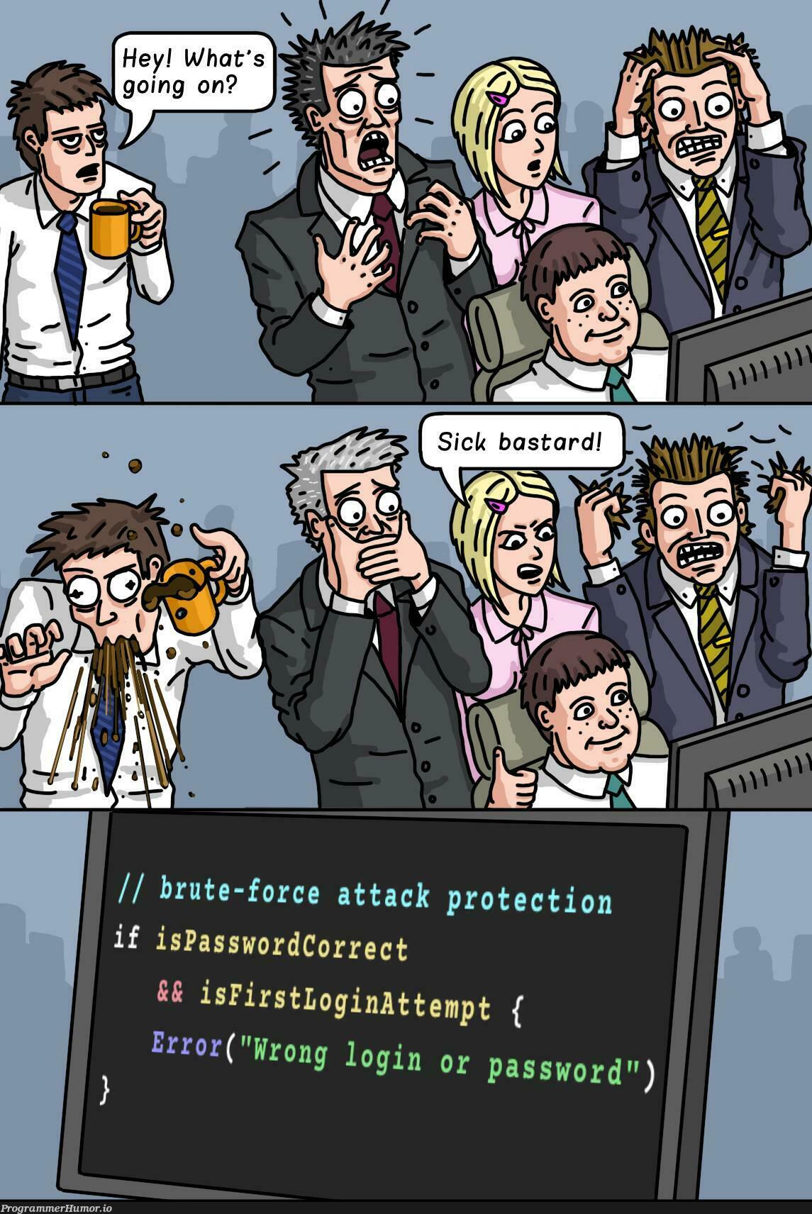 bruteForceAttackProtection | password-memes | ProgrammerHumor.io