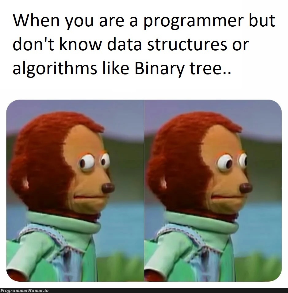 The imposter syndrome is strong | programmer-memes, program-memes, data structures-memes, data-memes, algorithm-memes, algorithms-memes, binary-memes | ProgrammerHumor.io