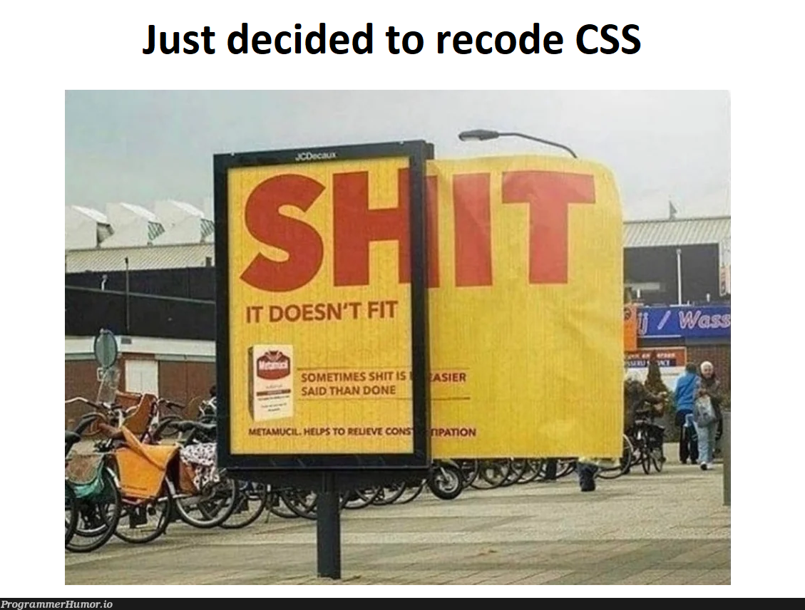 BlursedCSS ProgrammerHumor io