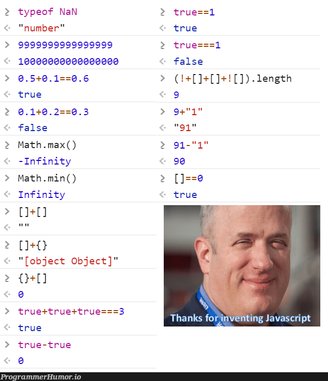 everythingInJavaScriptIsAnObject | javascript-memes, java-memes, object-memes | ProgrammerHumor.io