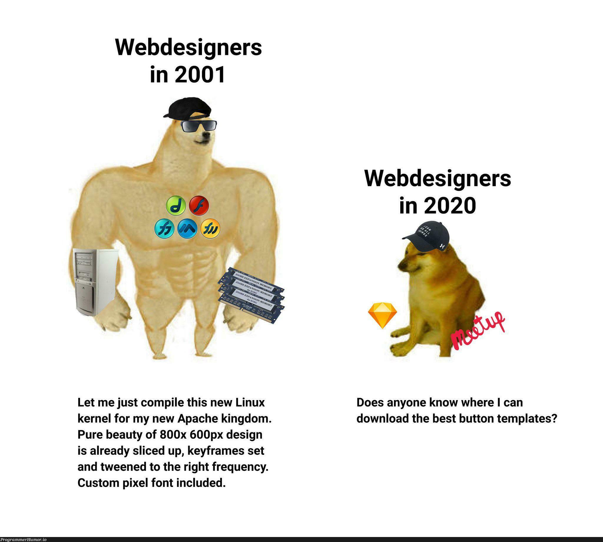 *googles best responsive web templates* | webdesign-memes, linux-memes, web-memes, design-memes, webdesigner-memes, designer-memes, ux-memes, google-memes, apache-memes, templates-memes, kernel-memes | ProgrammerHumor.io