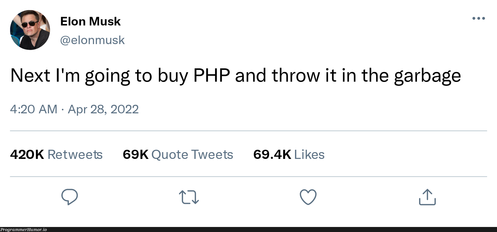 Finally | php-memes, IT-memes, retweet-memes | ProgrammerHumor.io