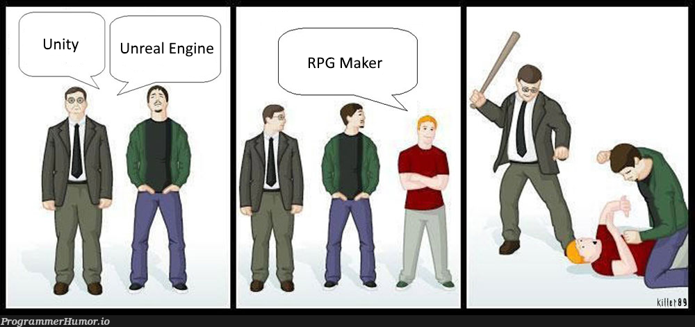 The Best Starter Game Dev Engine | ProgrammerHumor.io