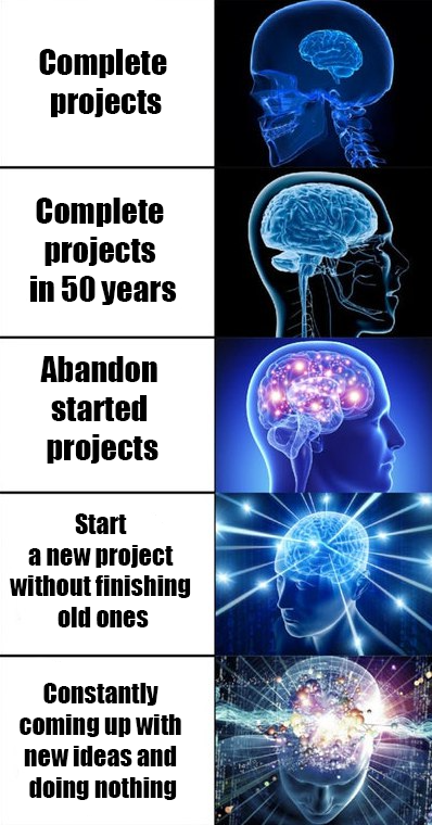 toThinkThatTheIdeaIsTheMostImportantThingButAnyFoolCanRealizeIt | idea-memes, ide-memes | ProgrammerHumor.io