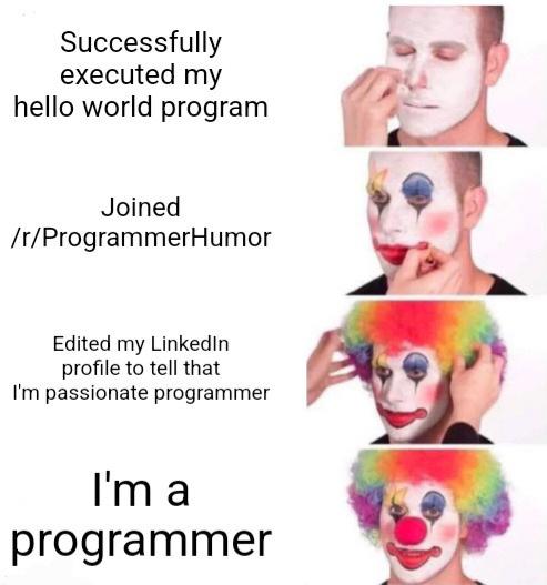 "You are what you think you are" | programmer-memes, program-memes, linkedin-memes | ProgrammerHumor.io