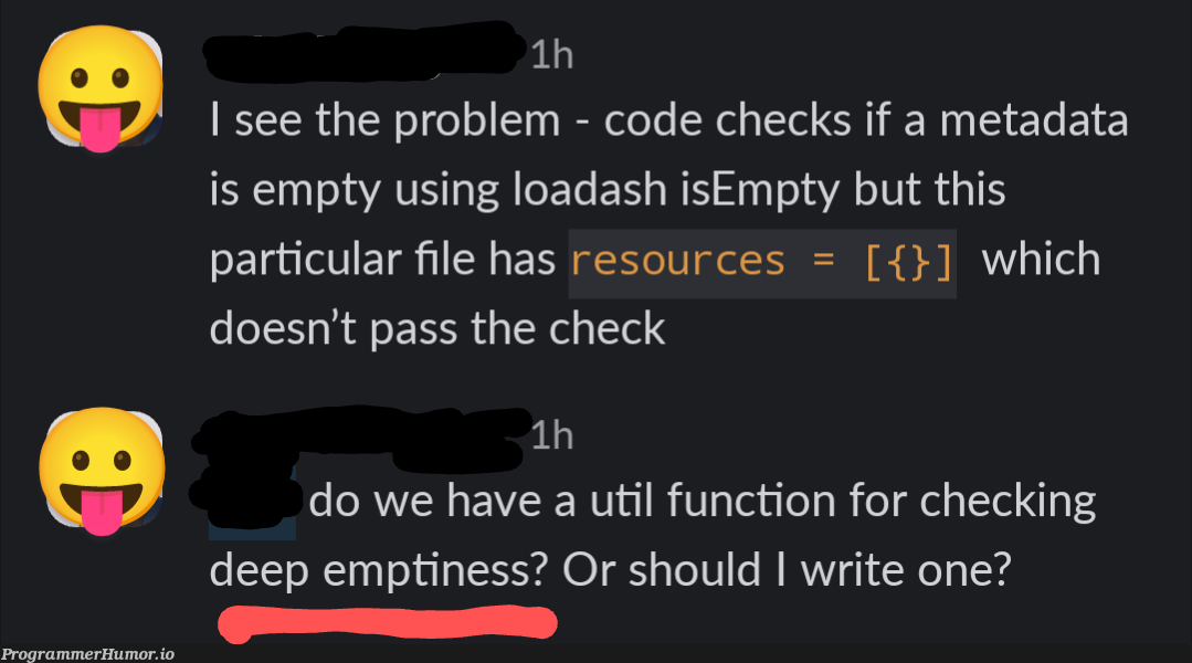 deepEmptiness | code-memes, data-memes, function-memes | ProgrammerHumor.io