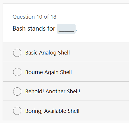 What else can bash stand for? | bash-memes, shell-memes | ProgrammerHumor.io