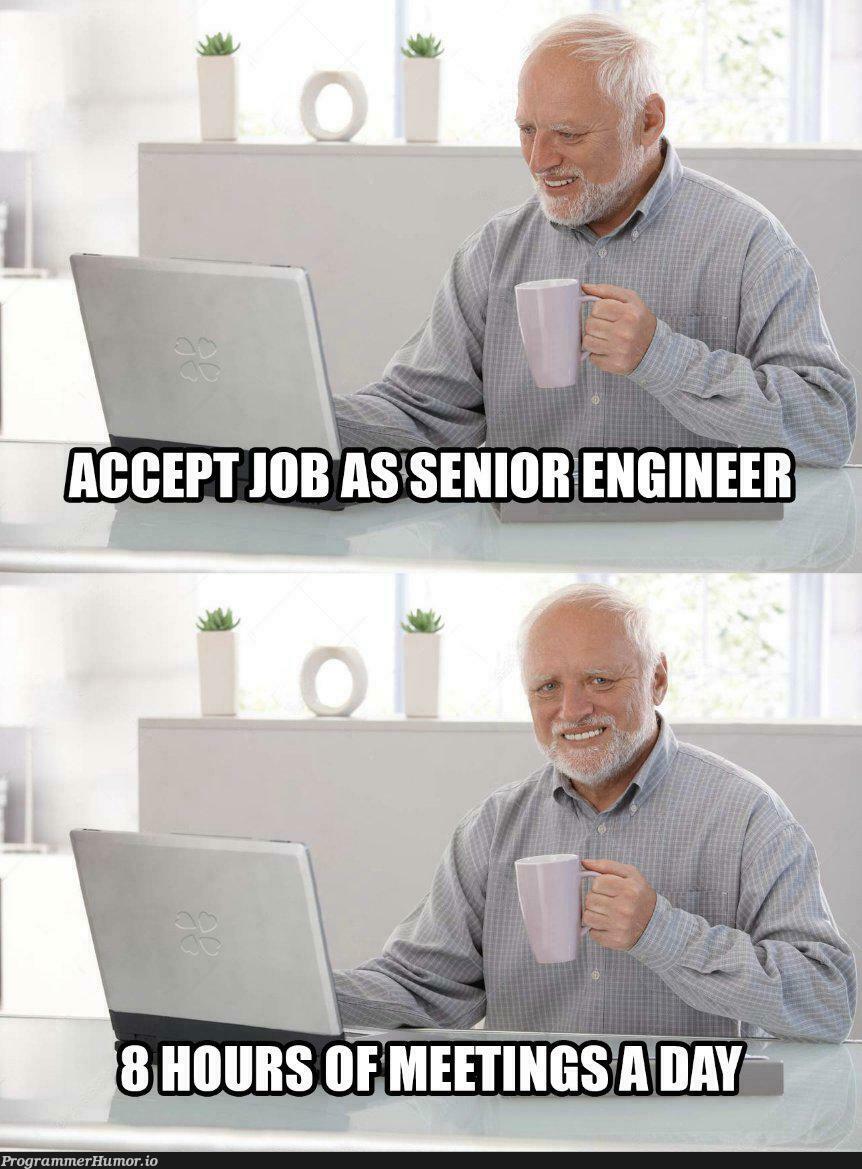 todayGotPromotedToSeniorIsThisTrue | ProgrammerHumor.io