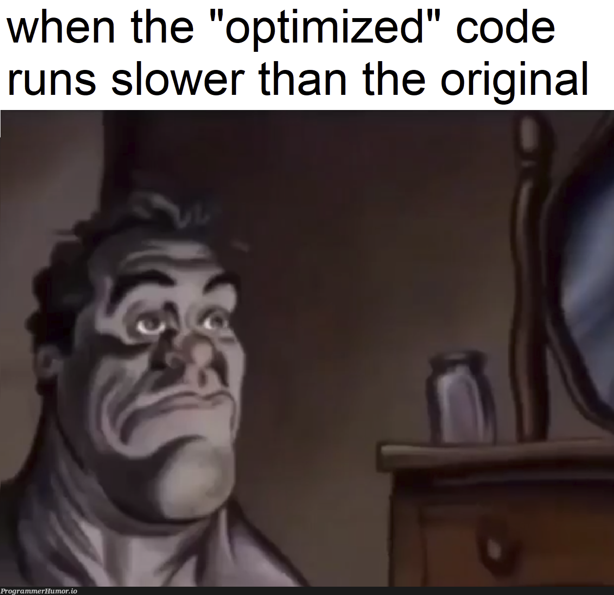 hoursOfOptimizing | code-memes | ProgrammerHumor.io