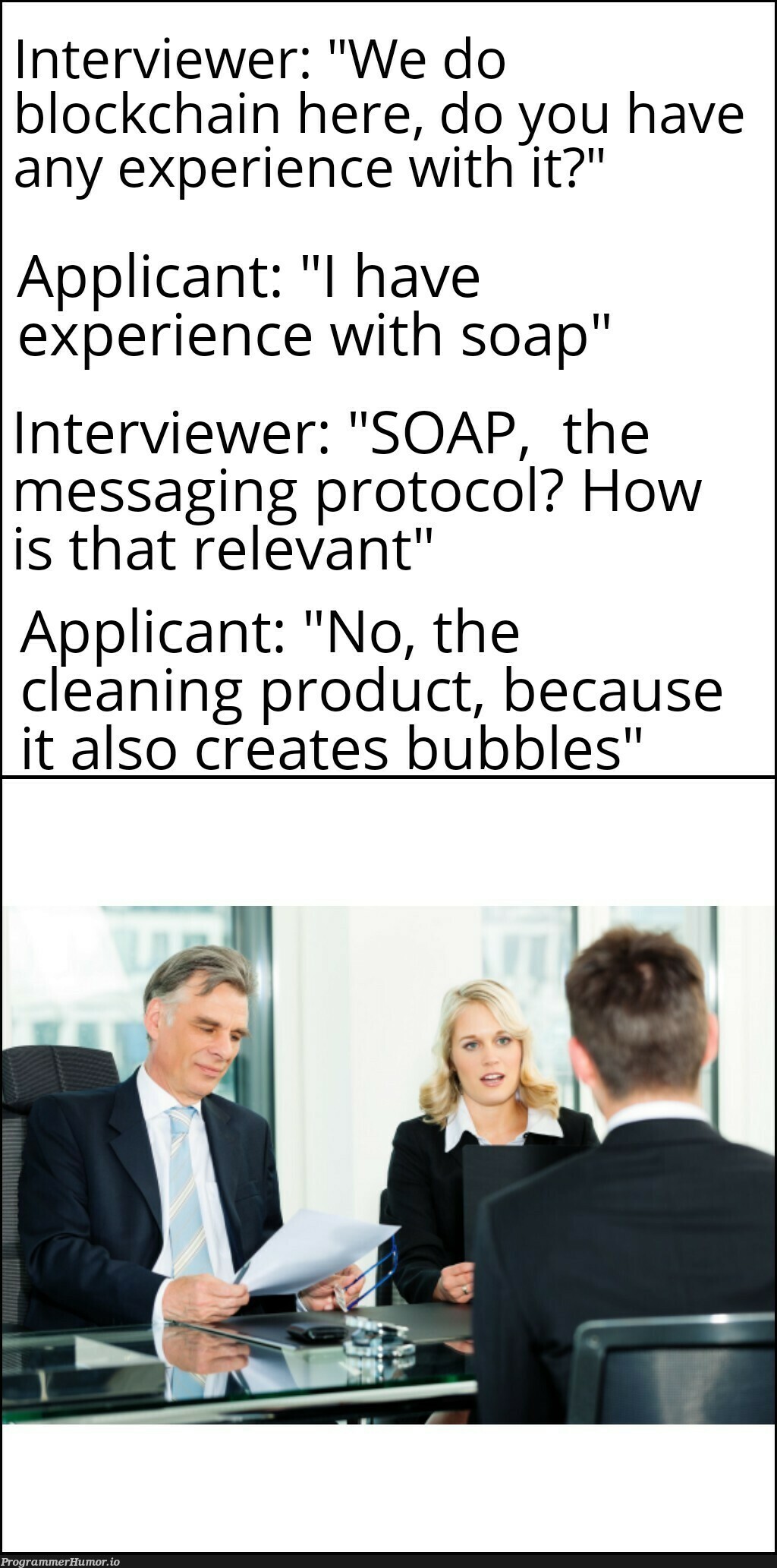 Non Spongable Token | loc-memes, lock-memes, blockchain-memes, IT-memes, product-memes, interview-memes | ProgrammerHumor.io