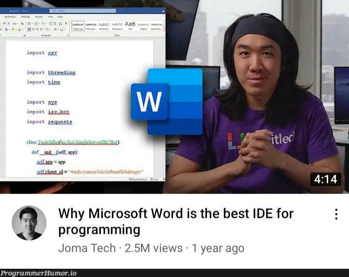 Jokes on you, I use After Effects | programming-memes, tech-memes, program-memes, cli-memes, microsoft-memes, ide-memes | ProgrammerHumor.io