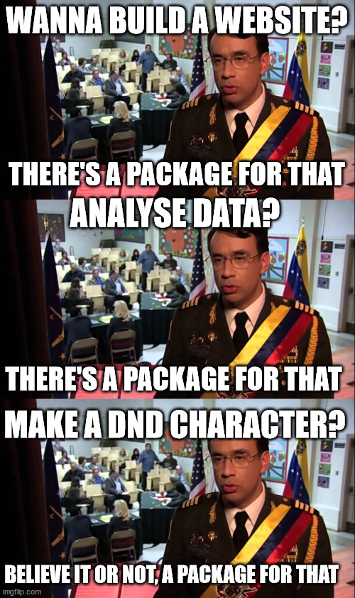 When trying to sell nerds on the benefits of Python | python-memes, web-memes, try-memes, rds-memes | ProgrammerHumor.io