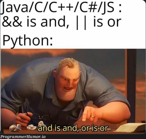 Python is just different | python-memes, c++-memes, c#-memes | ProgrammerHumor.io