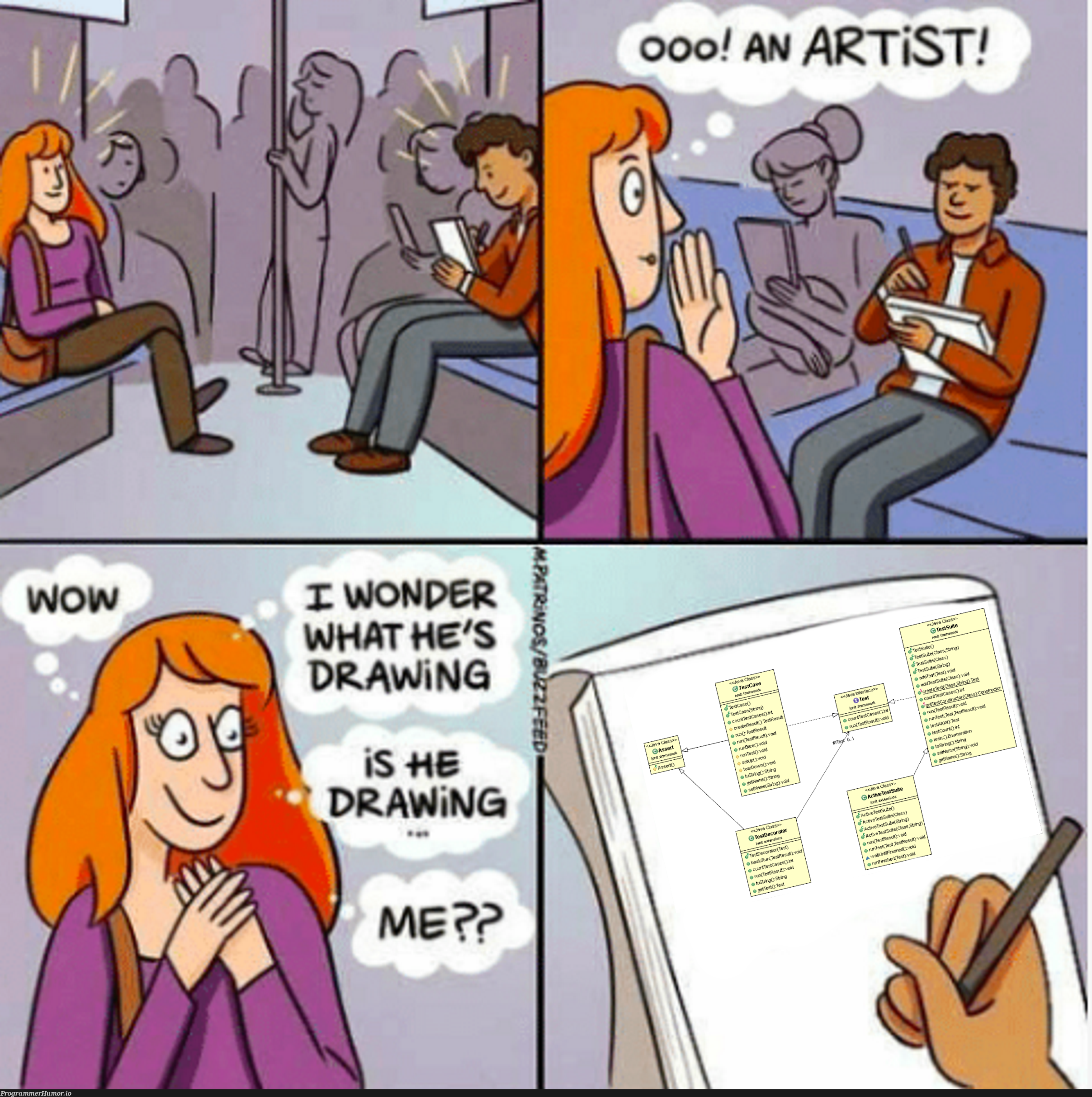 Takes an artist to make proper UML tbh | ML-memes | ProgrammerHumor.io