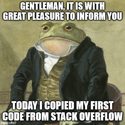 Am I a real programer now? | stack-memes, program-memes | ProgrammerHumor.io