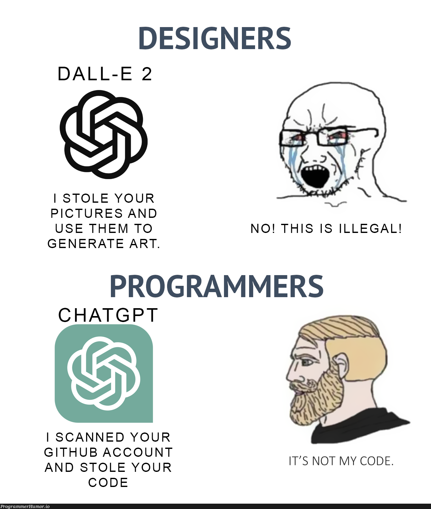 youInheritedTheBugsNowFixIt | programmer-memes, code-memes, design-memes, designer-memes, program-memes, bugs-memes, bug-memes, git-memes, github-memes, fix-memes | ProgrammerHumor.io