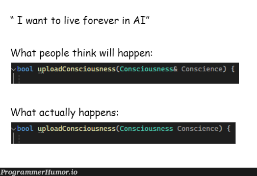 iWillLiveForever | ProgrammerHumor.io