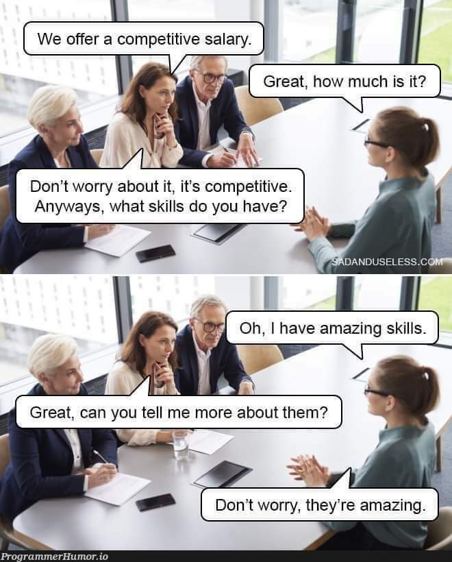 Its funny how things are unfair in hiring companies yet we cant do ntg abt it | ProgrammerHumor.io