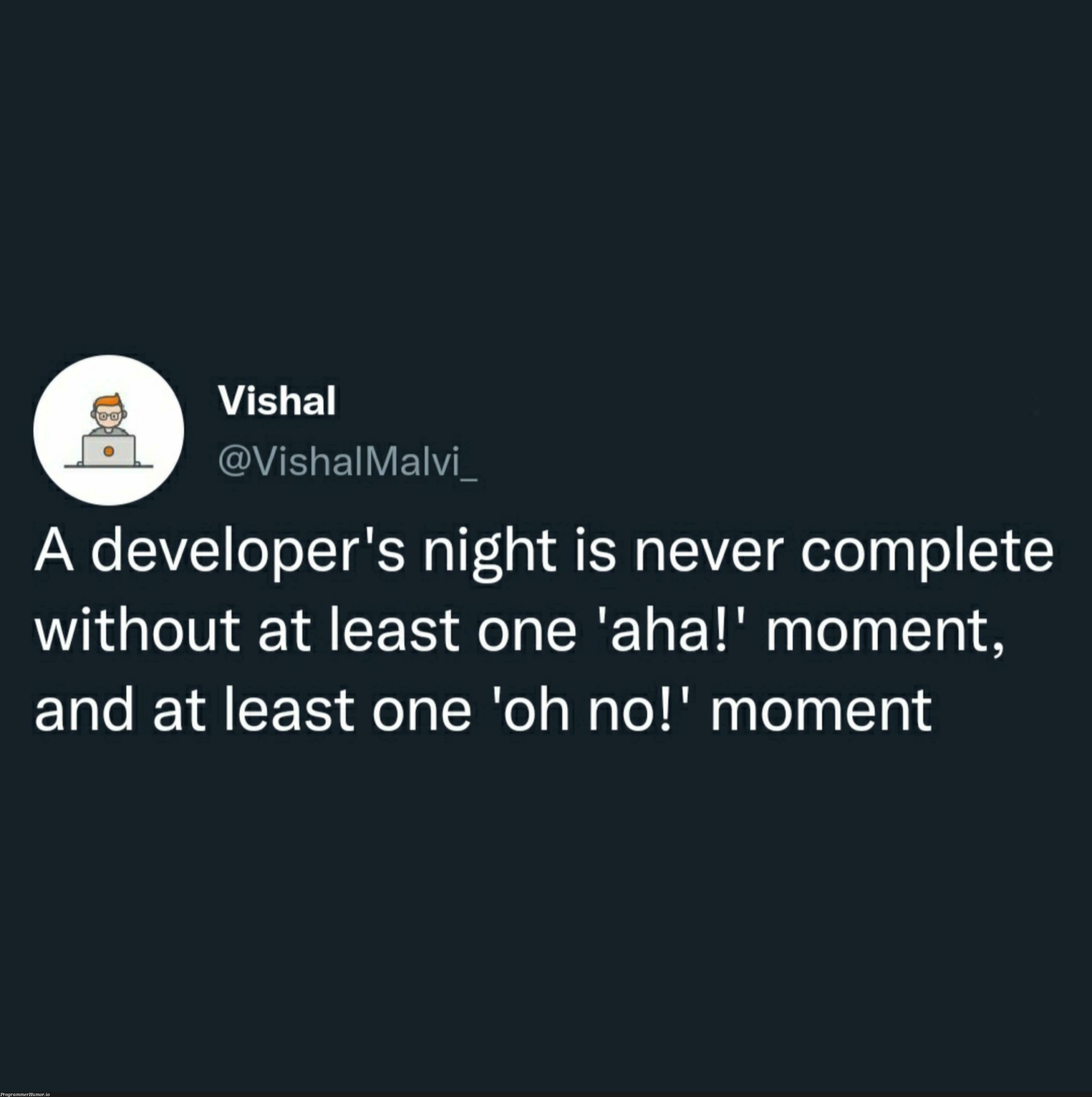 A developer's night | developer-memes | ProgrammerHumor.io