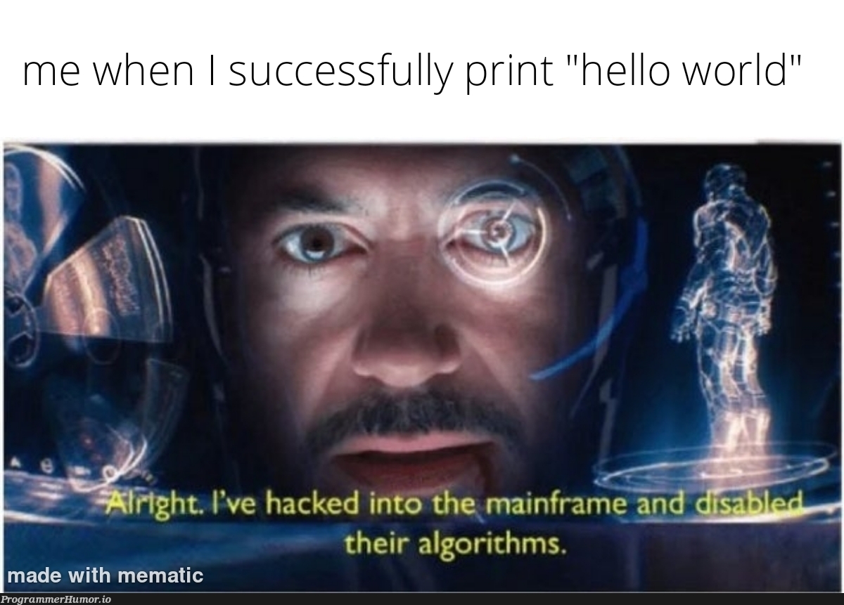 I'm in | ProgrammerHumor.io